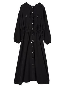 ≪USED≫・ELENCARE DUE イロイロ釦ドロストワンピース ≪USED≫・ELENCARE DUE イロイロ釦ドロストワンピース
